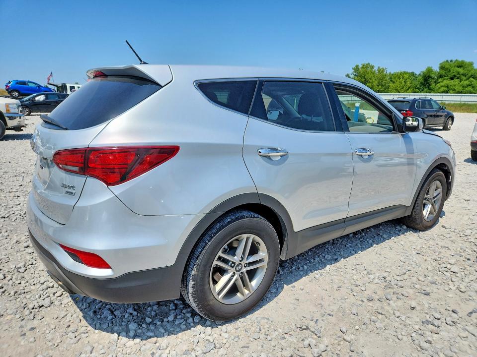 2018 Hyundai Santa fe VIN 5XYZTDLB8JG509901 COPART salvage auction — FRONT END, Mi - Certificate Of Title, sold $1,350 on 2026-07-16 (photo 3)