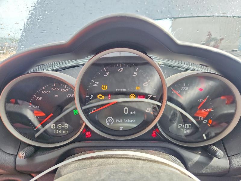 2007 Porsche Cayman VIN WP0AA29817U762858 COPART salvage auction — FRONT END, Fl - Cert Of Title Slvg Rebuildable, sold $4,300 on 2026-08-07 (photo 9)