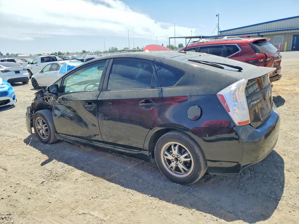 2010 Toyota Prius VIN JTDKN3DU7A0050744 COPART salvage auction — SIDE, CA - SALVAGE CERTIFICATE, sold $525 on 2026-07-14 (photo 2)