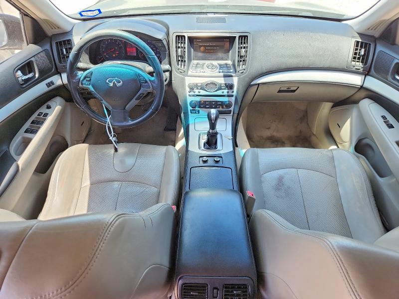 2009 Infiniti G37 VIN JNKCV61E19M310089 COPART salvage auction — FRONT END, TX - SALVAGE VEHICLE TITLE (P), sold $275 on 2026-07-16 (photo 8)