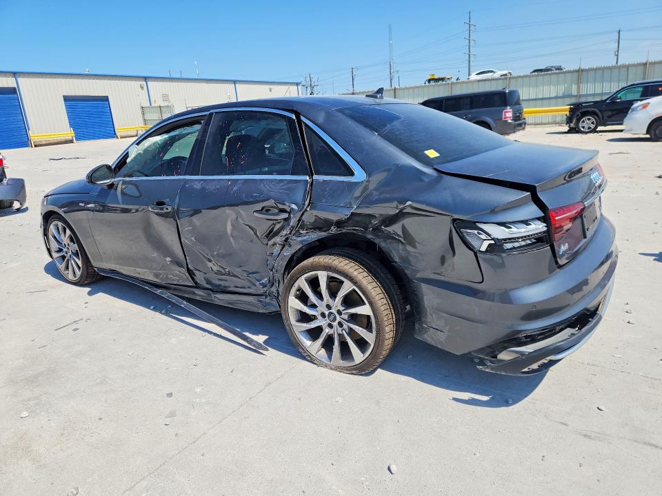 2020 Audi A4 VIN WAUENAF47LN010374 COPART salvage auction — SIDE, TX - SALVAGE VEHICLE TITLE, sold $200 on 2026-07-21 (photo 2)