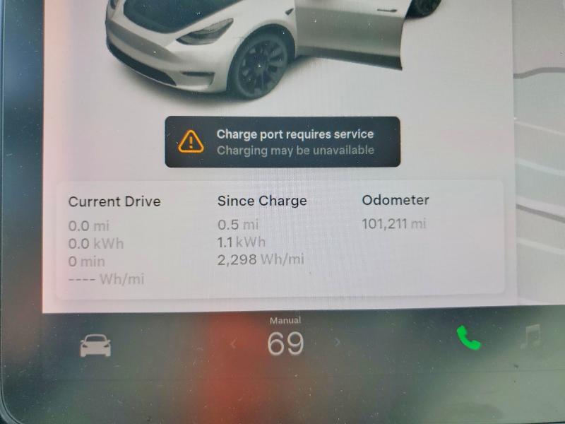 2021 Tesla Model y VIN 5YJYGDEE9MF102513 COPART salvage auction — REAR END, Fl - Certificate Of Destruction, sold $3,250 on 2026-07-21 (photo 9)