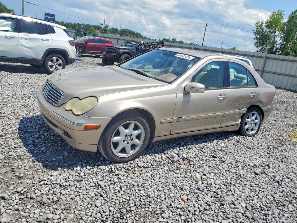 2002 Mercedes-benz C class VIN WDBRF61J12E001887 COPART salvage auction — REAR END, Al - Cert Of Title-Salvage Title, sold $225 on 2026-07-28 (photo 1)