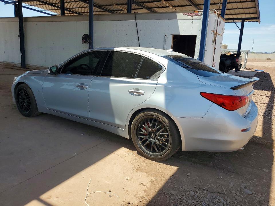 2017 Infiniti Q50 VIN JN1EV7APXHM739671 COPART salvage auction — FRONT END, Salvage Title, sold $1,200 on 2026-07-23 (photo 2)