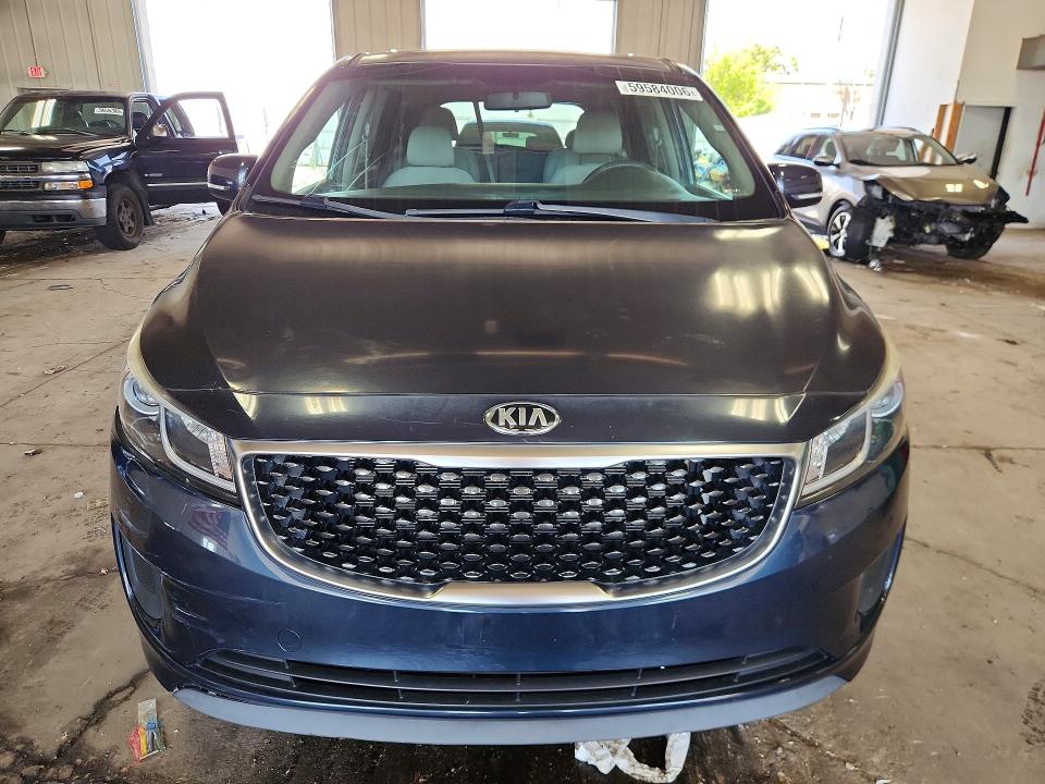 2016 Kia SEDONA VIN KNDMB5C19G6207295 COPART salvage auction — REAR END, Wi - Junked Vehicle Bill Of Sale, sold $2,350 on 2026-07-13 (photo 5)