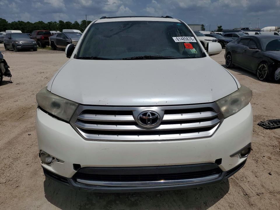 2012 Toyota Highlander VIN 5TDZK3EH2CS069310 COPART salvage auction — REAR END, La - Certificate Of Title (P), sold $3,850 on 2026-07-28 (photo 5)