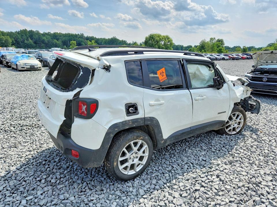 2023 Jeep Renegade VIN ZACNJDB17PPP14998 COPART salvage auction — ROLLOVER, OH - CERT OF TITLE-SALVAGE, sold $1,400 on 2026-08-10 (photo 3)