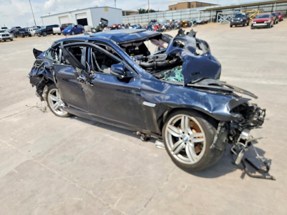 2015 BMW 5 series VIN WBA5B1C54FG125268 COPART salvage auction — ALL OVER, TX - NONREPAIRABLE TITLE (P), sold $150 on 2026-08-13 (photo 4)