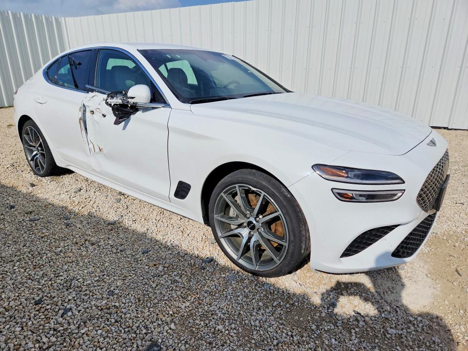 2025 Genesis G70 VIN KMTG34SC3SU153893 COPART salvage auction — SIDE, Fl - Certificate Of Destruction, sold $7,000 on 2026-08-18 (photo 4)