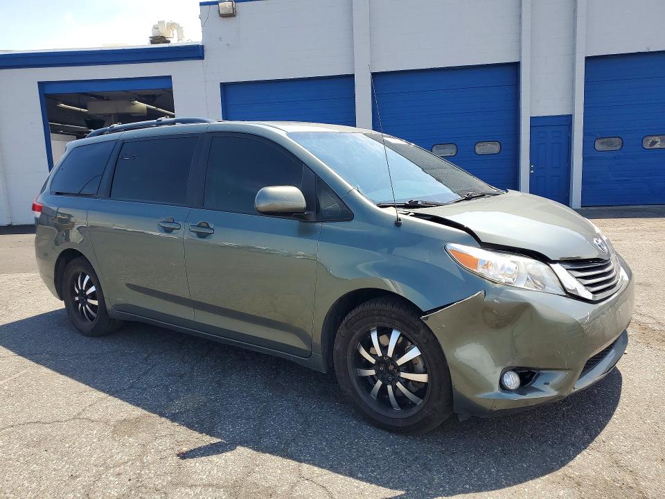 2014 Toyota Sienna VIN 5TDDK3DC8ES084347 COPART salvage auction — FRONT END, Wa - Bill Of Sale, sold $5,800 on 2026-07-31 (photo 4)