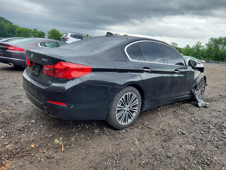 2018 BMW 5er VIN WBAJA7C51JWA72440 COPART salvage auction — FRONT END, NY - MV-907A SALVAGE CERTIFICATE, sold $1,900 on 2026-07-28 (photo 3)