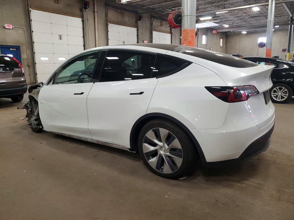 2022 Tesla Model y VIN 7SAYGAEE0NF516511 COPART salvage auction — FRONT END, Mn - Cert Of Title-Salvage, sold $2,250 on 2026-07-28 (photo 2)