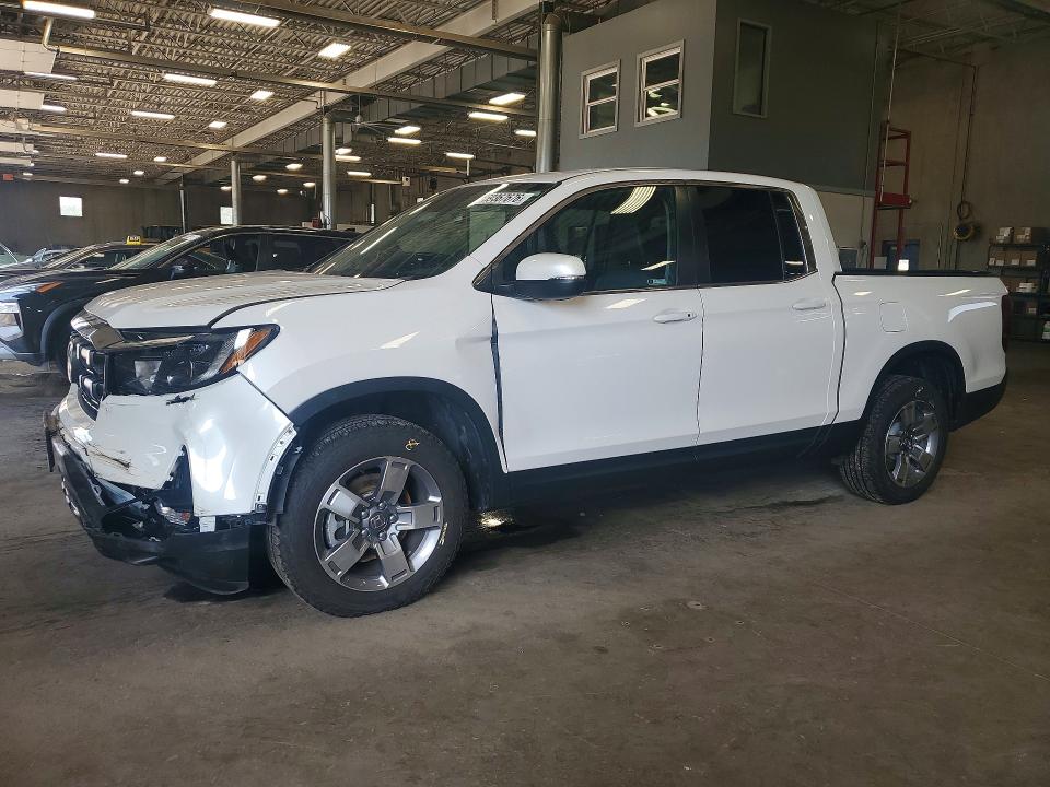 2025 Honda Ridgeline VIN 5FPYK3F54SB048405 COPART salvage auction — FRONT END, Mn - Cert Of Title-Salvage, sold $7,500 on 2026-07-28 (photo 1)