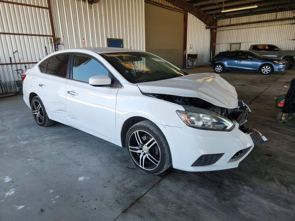 2017 Nissan Sentra VIN 3N1AB7AP3HL655032 COPART salvage auction — FRONT END, Ca - Dis/Dlr/Exp Clean W/Salv Hist, sold $1,000 on 2026-08-02 (photo 4)
