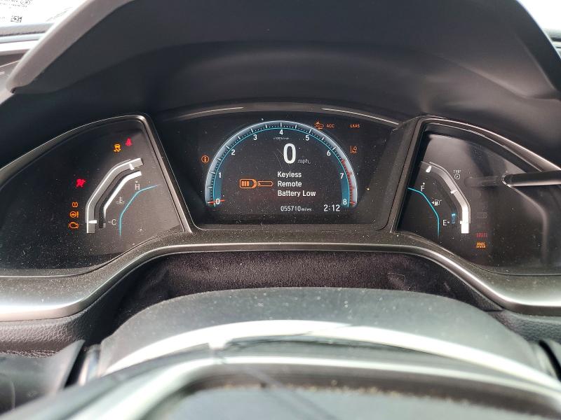 2021 Honda Civic VIN SHHFK7H6XMU218295 COPART salvage auction — FRONT END, Oh - Cert Of Title-Salvage, sold $3,250 on 2026-07-24 (photo 9)