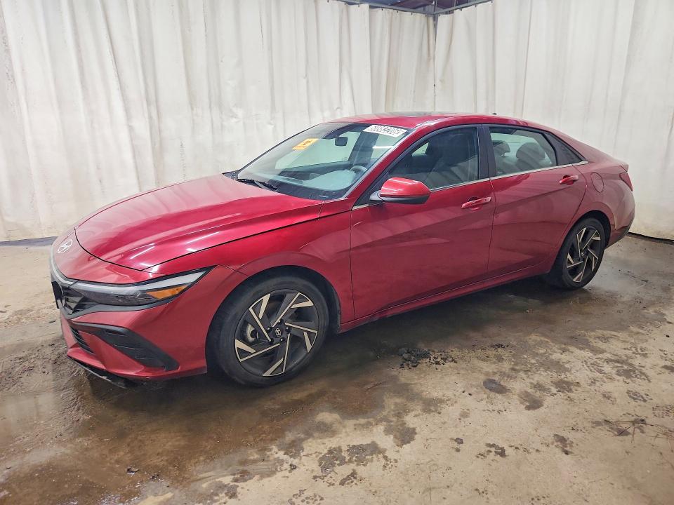 2025 Hyundai Elantra VIN KMHLS4DG2SU913355 COPART salvage auction — WATER/FLOOD, FL - CERT OF TITLE-SLVG REBLD FLOOD (P), sold $4,700 on 2026-07-20 (photo 1)