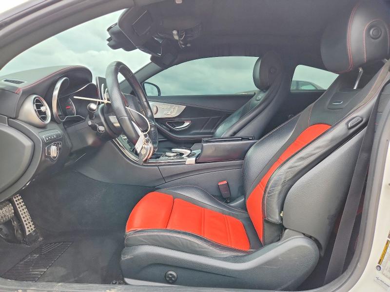 2018 Mercedes-benz C-klasse amg VIN WDDWJ8GB4JF714974 COPART salvage auction — FRONT END, Fl - Cert Of Title Slvg Rebuildable, sold $19,800 on 2026-08-20 (photo 7)