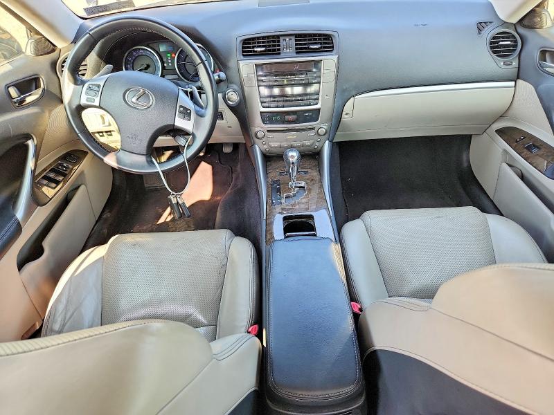 2011 Lexus Is 250 VIN JTHCF5C24B5052726 COPART salvage auction — FRONT END, PA - CERTIFICATE OF SALVAGE, sold $425 on 2026-07-13 (photo 8)