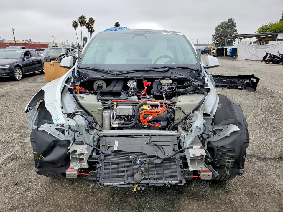 2024 Tesla Model y VIN 7SAYGDED8RF191931 COPART salvage auction — FRONT END, Ca - Salvage Certificate, sold $14,000 on 2026-07-14 (photo 5)