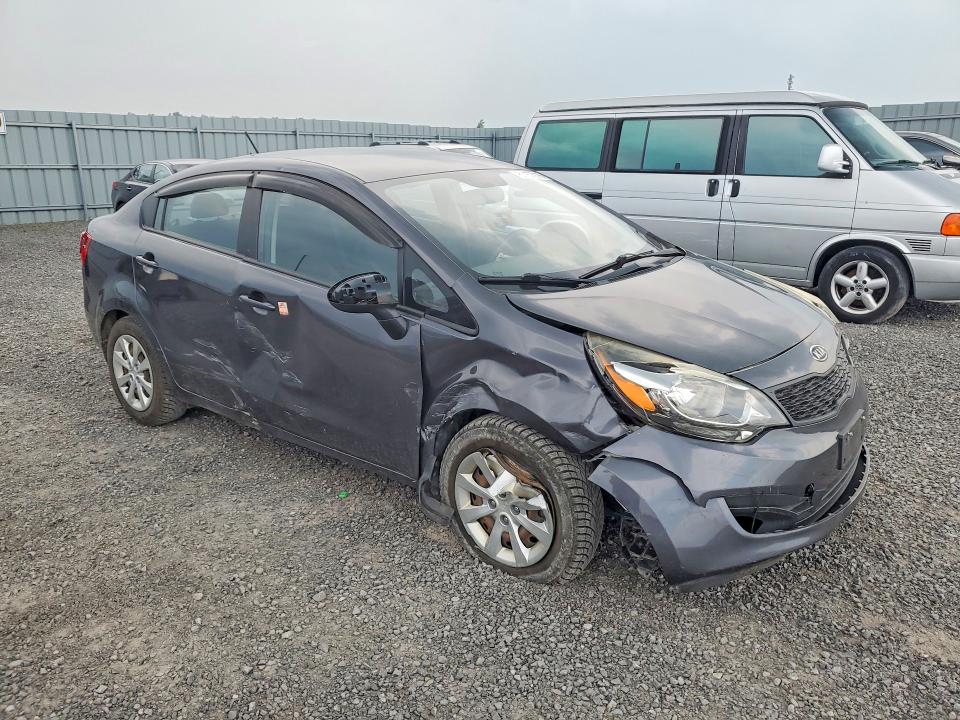 2013 Kia Rio VIN KNADM4A33D6131963 COPART salvage auction — FRONT END, On - Permit No Brand - Unfit, sold $225 on 2026-07-28 (photo 4)