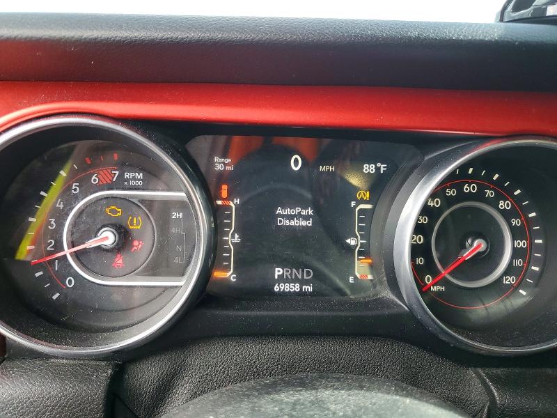 2019 Jeep Wrangler / VIN 1C4HJXFN3KW545394 COPART salvage auction — MINOR DENT/SCRATCHES, FL - CERT OF TITLE SLVG REBUILDABLE, sold $9,100 on 2026-07-31 (photo 9)