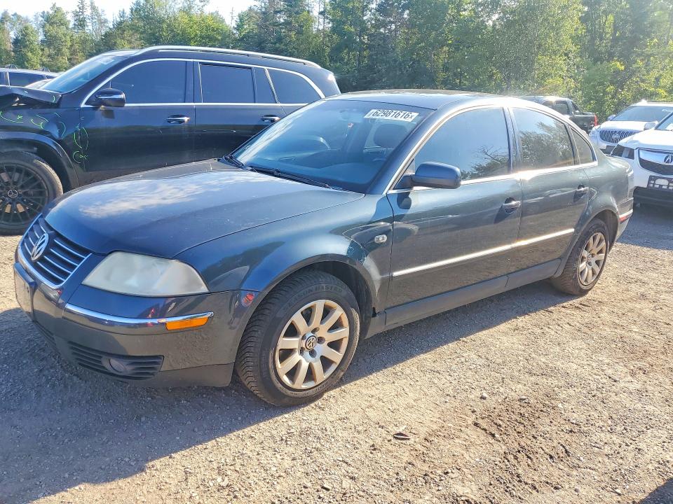 2003 Volkswagen Passat VIN WVWPD23B53P274866 COPART salvage auction — REAR END, On - Permit No Brand - Unfit, sold $300 on 2026-08-11 (photo 1)