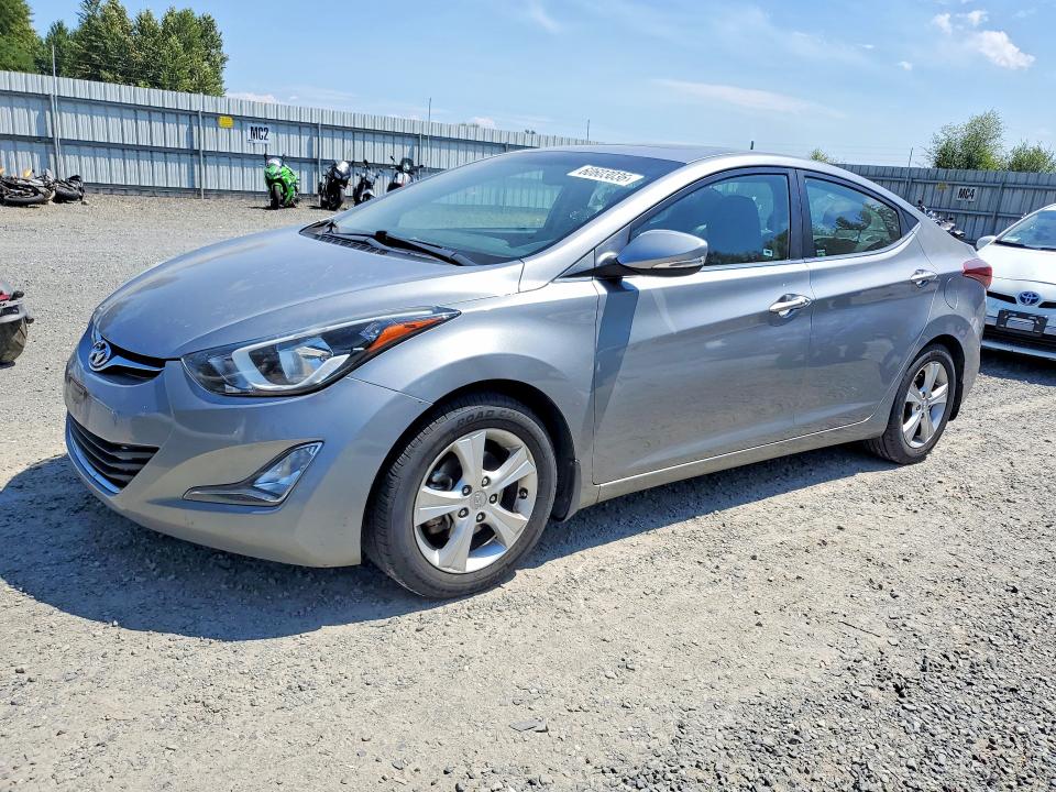 2016 Hyundai Elantra VIN KMHDH4AE2GU545224 COPART salvage auction — SIDE, WA - BILL OF SALE, sold $60 on 2026-07-27 (photo 1)