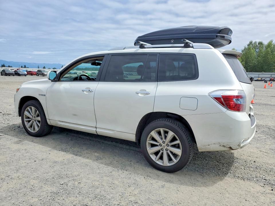 2010 Toyota Highlander hybrid VIN JTEJW3EH1A2047204 COPART salvage auction — REAR END, WA - BILL OF SALE, sold $1,100 on 2026-07-20 (photo 2)