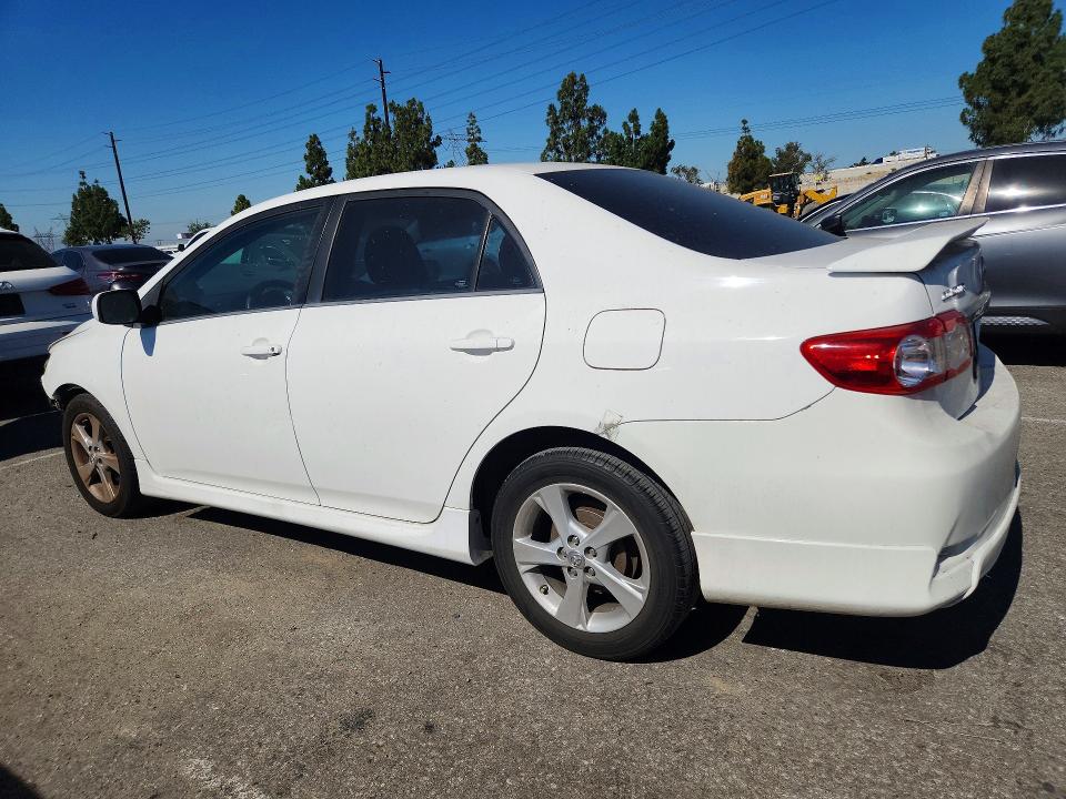 2013 Toyota Corolla VIN 5YFBU4EE0DP094059 COPART salvage auction — FRONT END, Ca - Salvage Certificate, sold $2,000 on 2026-07-16 (photo 2)