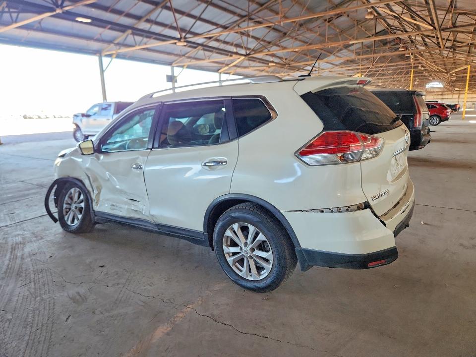 2016 Nissan Rogue VIN KNMAT2MV6GP685135 COPART salvage auction — FRONT END, Az - Certificate Of Title, sold $625 on 2026-07-20 (photo 2)