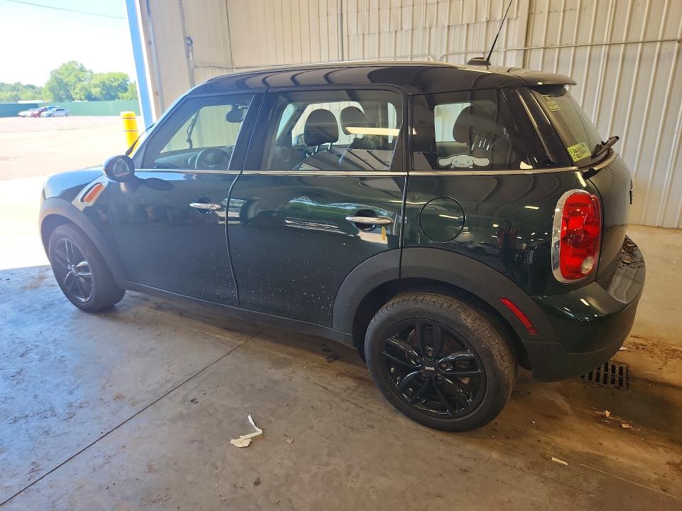 2012 Mini Cooper VIN WMWZB3C57CWM03935 COPART salvage auction — HAIL, MN - CERT OF TITLE-PRIOR SALVAGE, sold $700 on 2026-07-28 (photo 2)