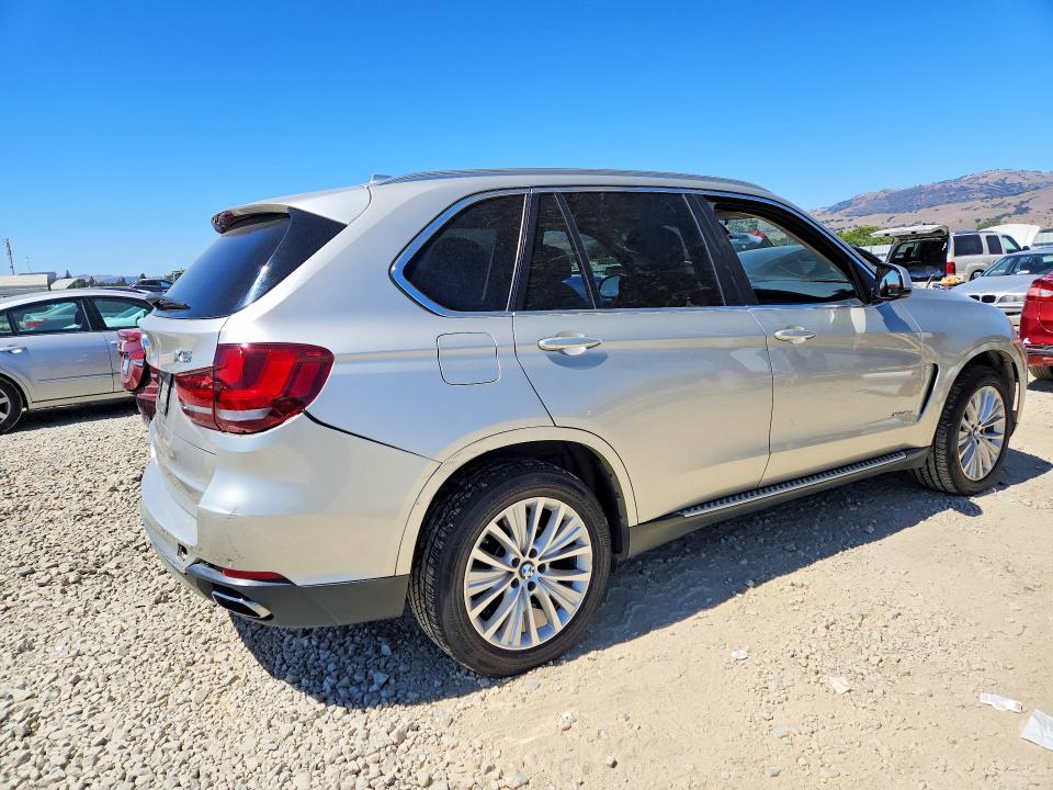 2016 BMW X5 VIN 5UXKT0C55G0F75407 COPART salvage auction — REAR END, Ca - Salvage Certificate, sold $5,900 on 2026-07-28 (photo 3)