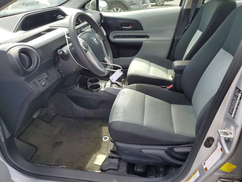 2014 Toyota Prius c VIN JTDKDTB39E1571199 COPART salvage auction — SIDE, CA - SALVAGE CERTIFICATE, sold $950 on 2026-07-27 (photo 7)
