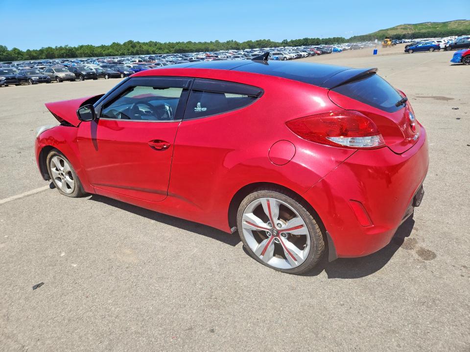 2012 Hyundai Veloster VIN KMHTC6ADXCU050812 COPART salvage auction — FRONT END, Ny - Mv-907A Salvage Certificate, sold $80 on 2026-07-29 (photo 2)