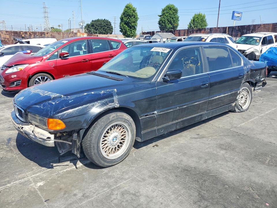 1997 BMW 7 series VIN WBAGJ8328VDM03762 COPART salvage auction — FRONT END, Ca - Salvage Certificate, sold $200 on 2026-07-31 (photo 1)