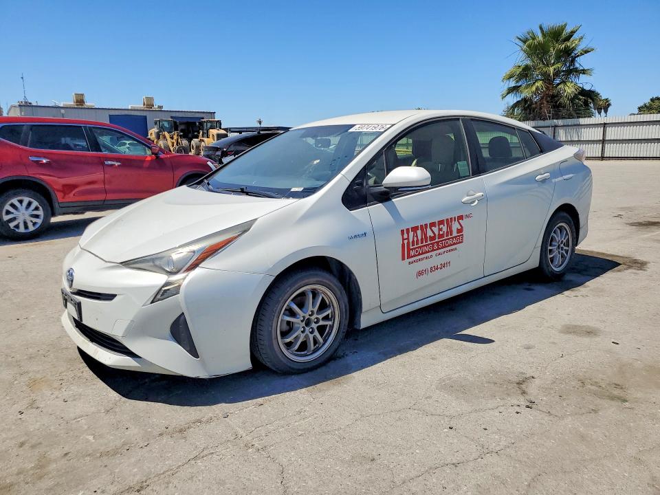 2016 Toyota Prius VIN JTDKBRFU3G3011701 COPART salvage auction — MINOR DENT/SCRATCHES, CA - DIS/DLR/EXP ONLY CLEAN TITLE, sold $3,650 on 2026-07-10 (photo 1)
