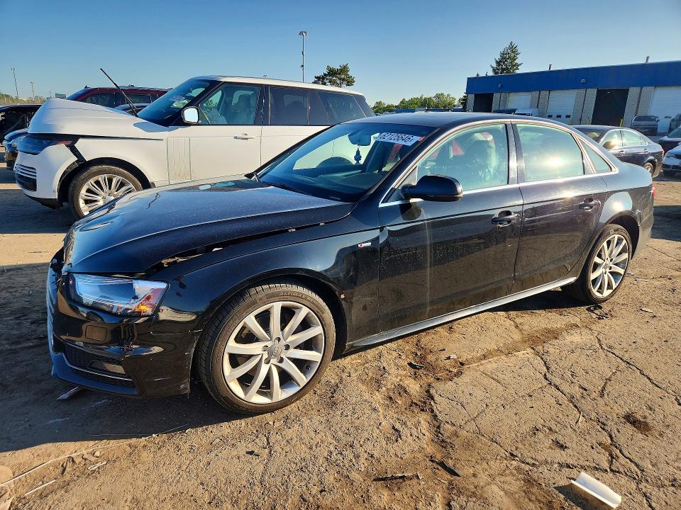 2014 Audi A4 VIN WAUDFAFL1EN038593 COPART salvage auction — FRONT END, Mi - Certificate Of Title, sold $450 on 2026-07-28 (photo 1)