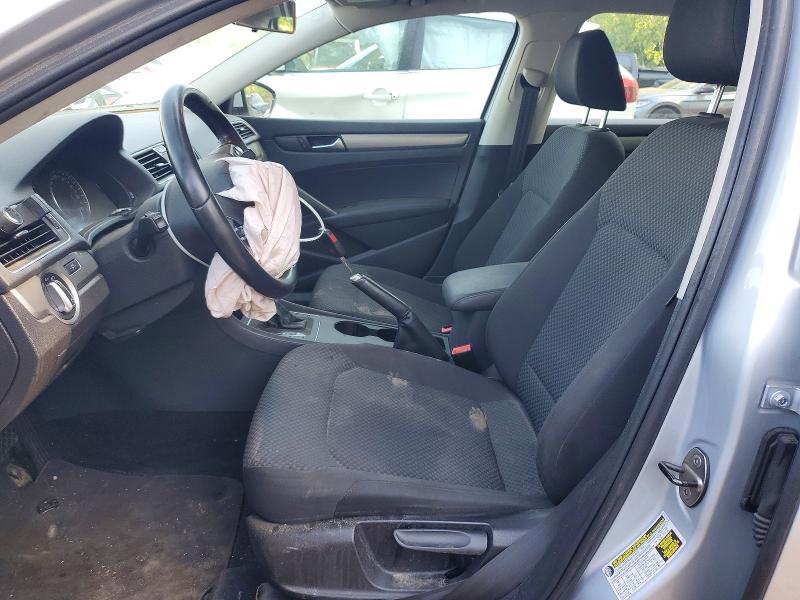 2012 Volkswagen Passat VIN 1VWAH7A32CC009877 COPART salvage auction — FRONT END, On - Permit Salvage, sold $200 on 2026-07-09 (photo 7)