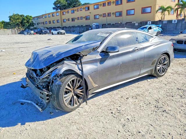 2017 Infiniti Q60 VIN JN1CV7EK4HM111241 COPART salvage auction — FRONT END, Fl - Cert Of Title Slvg Rebuildable, sold $10 on 2026-07-28 (photo 1)