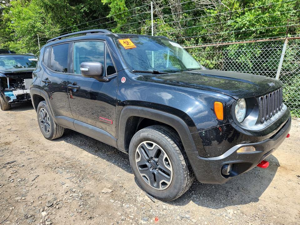 2017 Jeep Renegade VIN ZACCJBCB0HPG53727 COPART salvage auction — BURN, Oh - Cert Of Title-Salvage, sold $1,800 on 2026-08-05 (photo 4)
