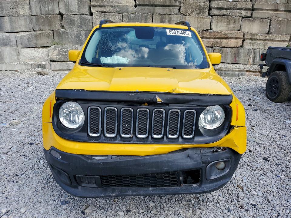 2017 Jeep VIN ZACCJBBB0HPF30012 COPART salvage auction — FRONT END, Oh - Cert Of Title-Salvage, sold $575 on 2026-07-31 (photo 5)