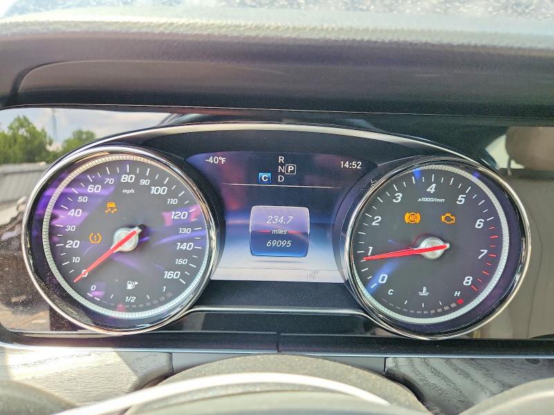2017 Mercedes-benz E-klasse VIN WDDZF4KB6HA134907 COPART salvage auction — FRONT END, Salvage Title, sold $4,450 on 2026-08-20 (photo 9)