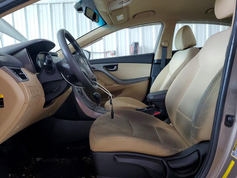 2013 Hyundai Elantra VIN 5NPDH4AE6DH257068 COPART salvage auction — NORMAL WEAR, Pa - Non Public Clean Title, sold $900 on 2026-07-29 (photo 7)