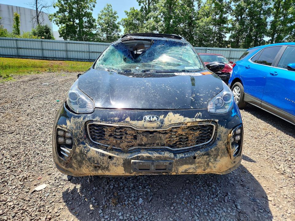 2018 Kia Sportage VIN KNDPRCA65J7370961 COPART salvage auction — ROLLOVER, Ny - Mv-907A Salvage Certificate, sold $1,100 on 2026-07-27 (photo 5)