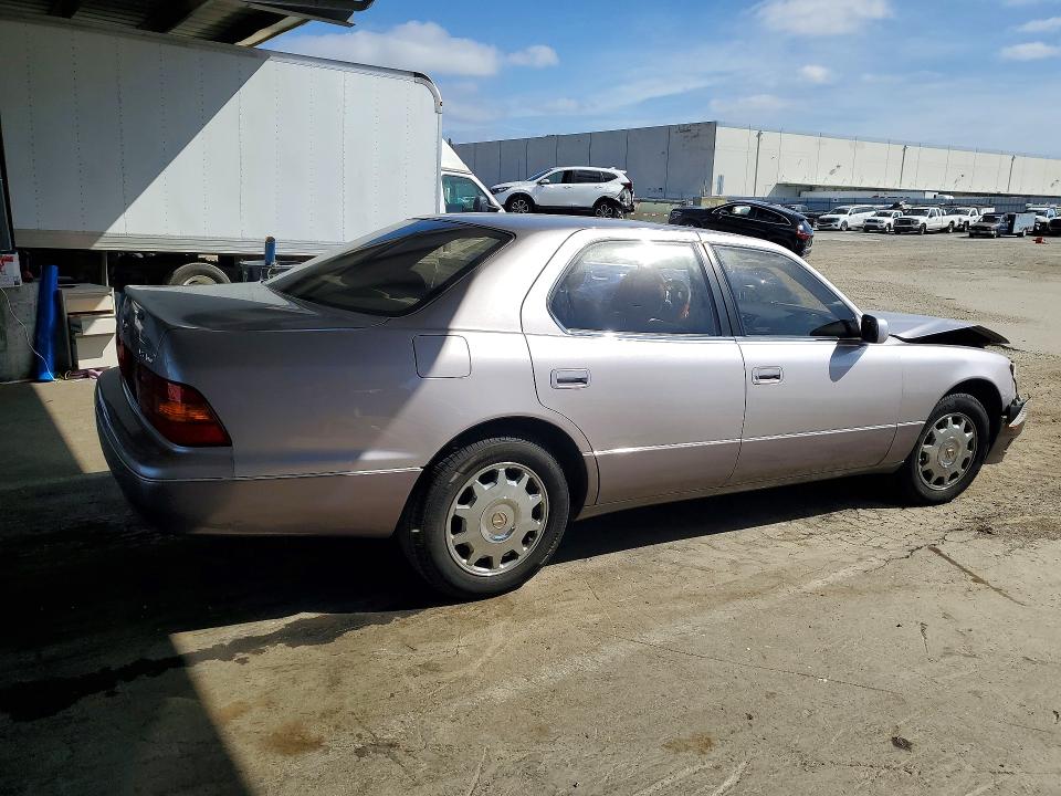1999 Lexus Ls 400 VIN JT8BH28F4X0156007 COPART salvage auction — FRONT END, Ca - Salvage Certificate, sold $30 on 2026-07-21 (photo 3)