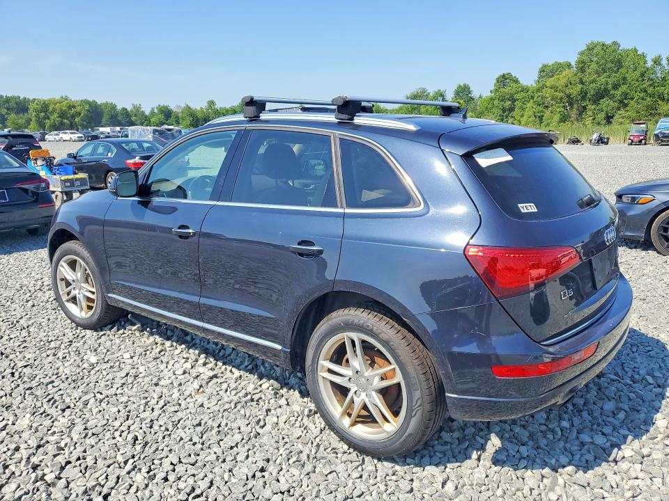 2017 Audi Q5 VIN WA1L2AFP6HA012218 COPART salvage auction — MECHANICAL, Oh - Cert Of Title-Salvage, sold $1,200 on 2026-07-20 (photo 2)
