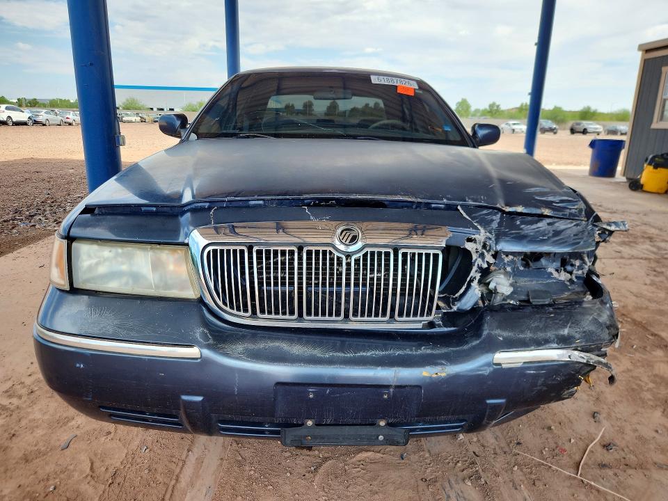 1998 Mercury Grand marquis VIN 2MEFM74WXWX605223 COPART salvage auction — FRONT END, Az - Cert Of Title - Salvage, sold $175 on 2026-07-30 (photo 5)
