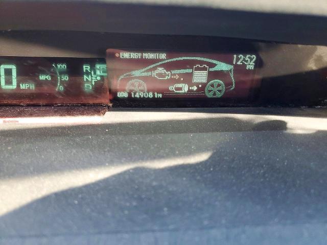 2011 Toyota Prius VIN JTDKN3DU0B0260152 COPART salvage auction — SIDE, CA - SALVAGE CERTIFICATE, sold $400 on 2026-07-29 (photo 9)