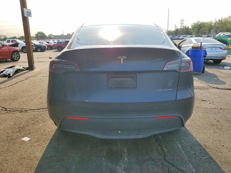 2024 Tesla Model y VIN 7SAYGDEE4RF075361 COPART salvage auction — HAIL, Co - Certificate Of Title, sold $6,200 on 2026-07-28 (photo 6)