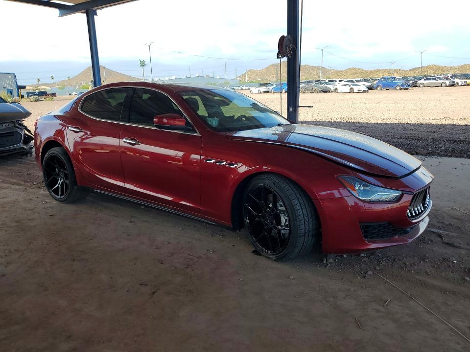 2018 Maserati Ghibli VIN ZAM57YTA6J1296685 COPART salvage auction — FRONT END, Az - Cert Of Title - Salvage, sold $2,250 on 2026-08-27 (photo 4)